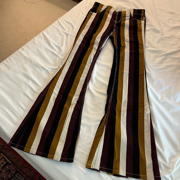 Free People Pants - Free People Stretch Flare Corduroy Pants